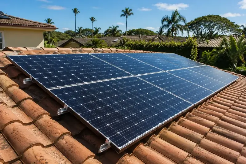 Installation de panneaux solaires à Ambialet